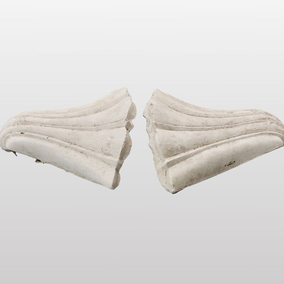 Image 1 of Paires d'appliques vintage en forme de coquillage, France 1980