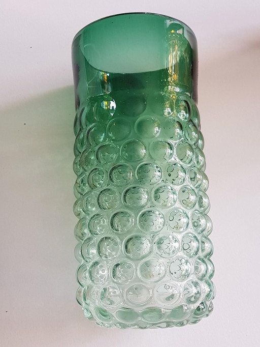 Vase Lenti Noppen de Barovier & Toso, années 1950