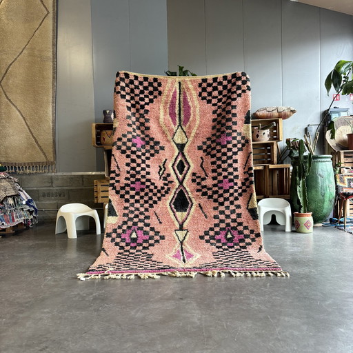 Werda- Tapis berbère marocain rose