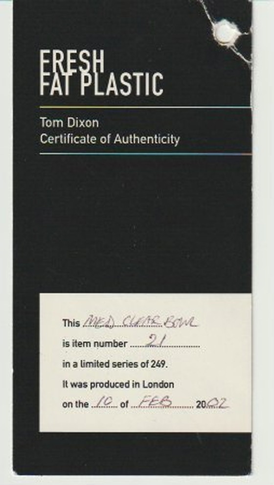 Image 1 of Fresh Fat Plastic Bowl par Tom Dixon, édition limitée