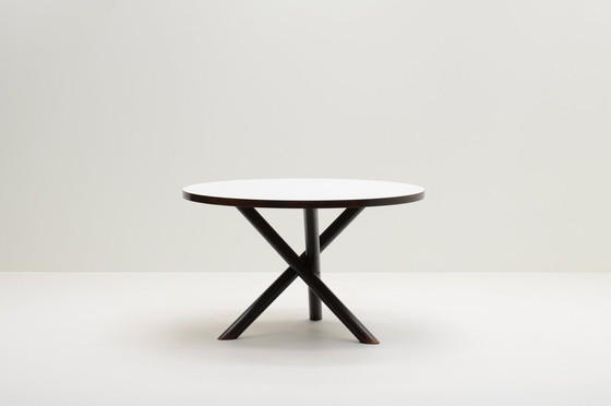 Image 1 of Table de salle à manger en platane par Gerard Geytenbeek pour Zwijnenburg Furniture, Pays-Bas 60S.