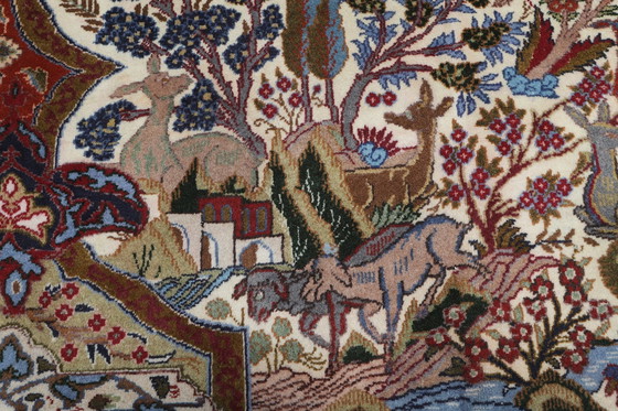 Image 1 of Tapis persan original noué à la main Kashmar Fein Paradise Design 395 X 298 cm Top Condition