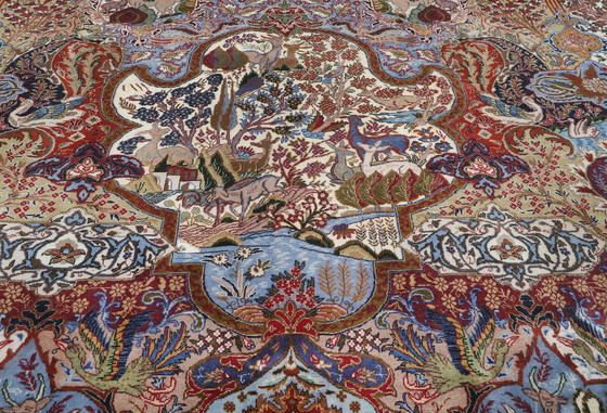 Image 1 of Tapis persan original noué à la main Kashmar Fein Paradise Design 395 X 298 cm Top Condition