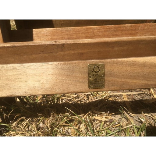 Paire de chaises de jardin pliantes vintage