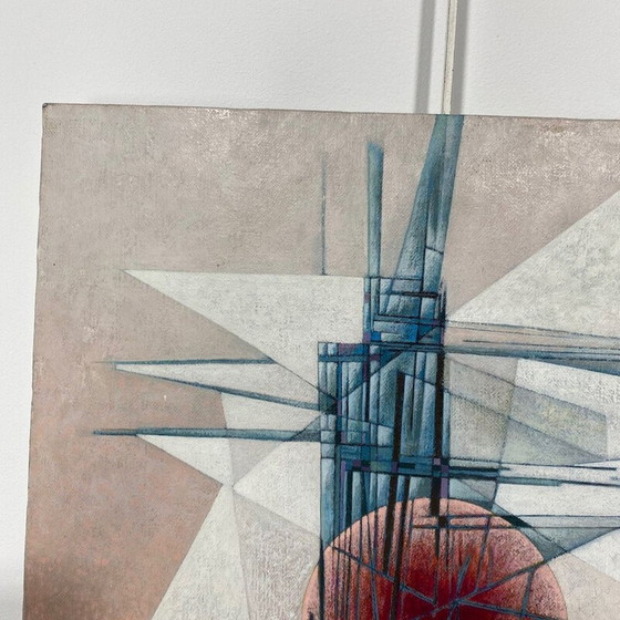 Image 1 of Peinture abstraite vintage de Ph. le Kerckhove