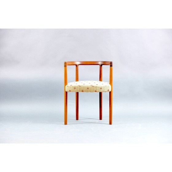 Image 1 of Chaise de salle à manger vintage modèle 125 en noyer par Ole Gjerløv-Knudsen et Torben Lind pour France et Søn, Danemark 1959