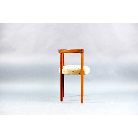 Image 1 of Chaise de salle à manger vintage modèle 125 en noyer par Ole Gjerløv-Knudsen et Torben Lind pour France et Søn, Danemark 1959