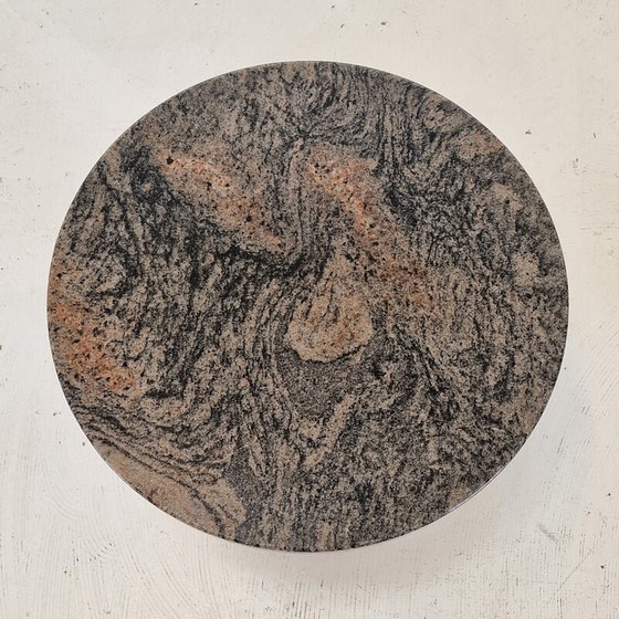 Image 1 of Table d'appoint vintage italienne en granit, années 1980