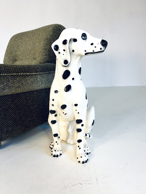 Image 1 of Dalmatien vintage en céramique, Italie années 60