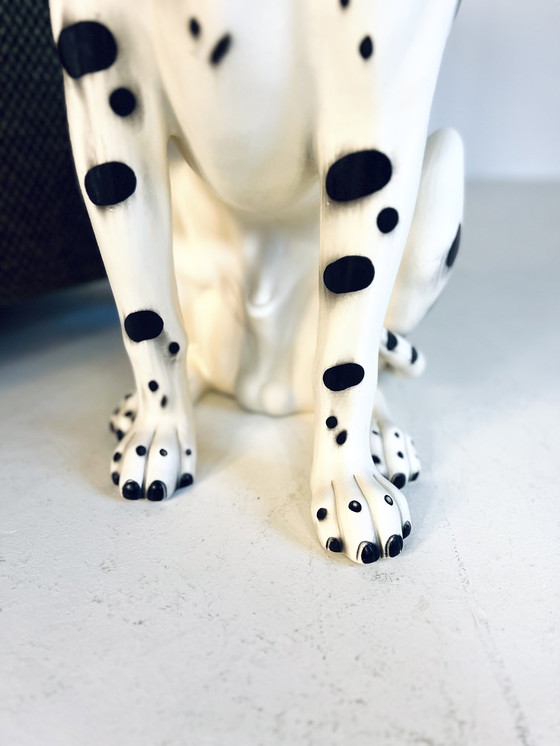 Image 1 of Dalmatien vintage en céramique, Italie années 60