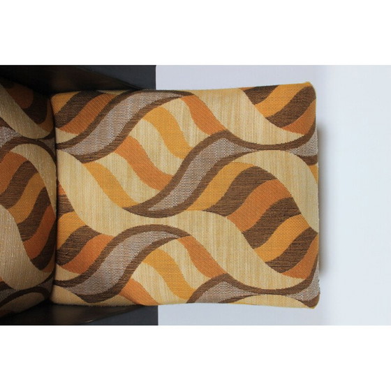 Image 1 of Paire de fauteuils vintage en skaï et tissu, 1970