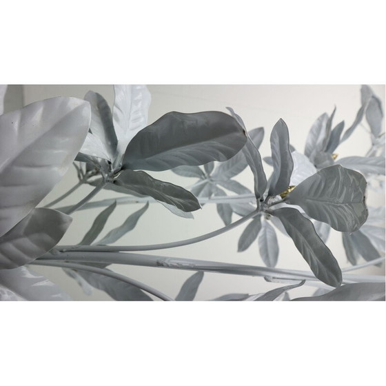 Image 1 of Lampadaire vintage à fleurs blanches de Hans Kögl