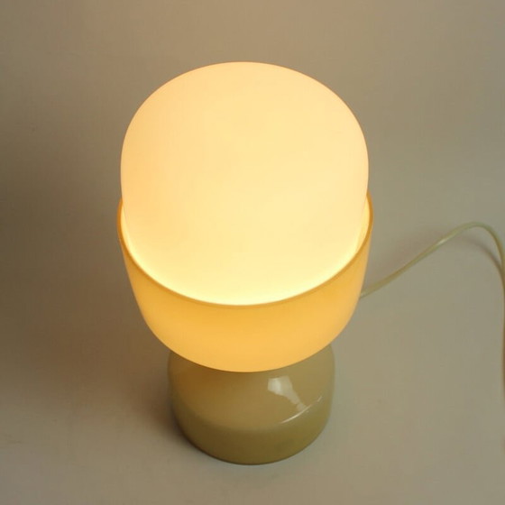 Image 1 of Lampe de table vintage en verre par Ivan Jakes pour Osvetlovaci sklo, Tchécoslovaquie années 1960