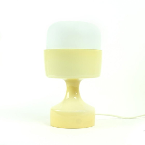 Image 1 of Lampe de table vintage en verre par Ivan Jakes pour Osvetlovaci sklo, Tchécoslovaquie années 1960