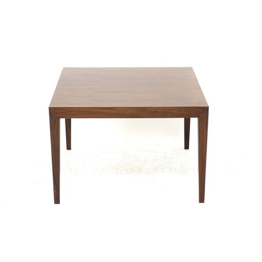Table basse vintage en bois de rose par Severin Hansen, Danemark 1960