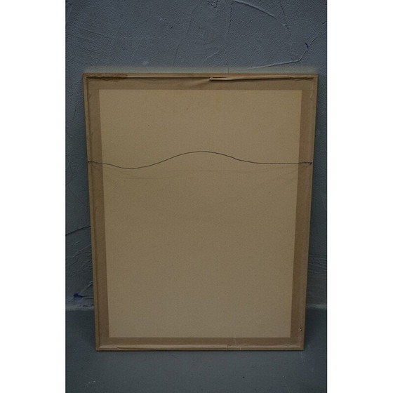 Image 1 of Lithographie vintage signée à la main par Ove Olson, 1971