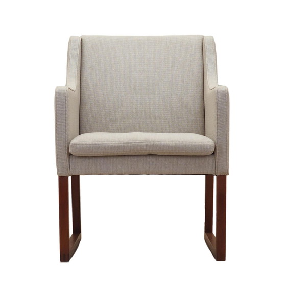 Image 1 of Fauteuil en teck, Design danois, 1970S, Designer : Borge Mogensen, Production : Fredericia Furniture