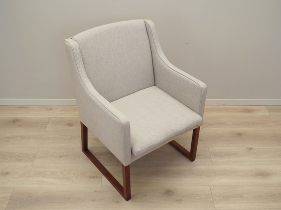 Image 1 of Fauteuil en teck, Design danois, 1970S, Designer : Borge Mogensen, Production : Fredericia Furniture