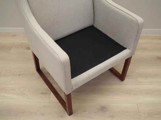 Image 1 of Fauteuil en teck, Design danois, 1970S, Designer : Borge Mogensen, Production : Fredericia Furniture