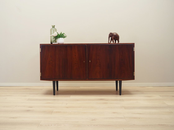 Image 1 of Armoire en bois de rose, Design danois, 1970S, Designer : Carlo Jensen, Production : Hundevad