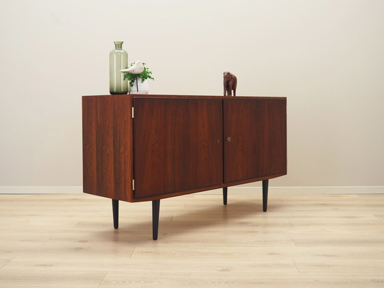 Image 1 of Armoire en bois de rose, Design danois, 1970S, Designer : Carlo Jensen, Production : Hundevad