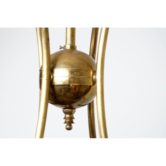 Image 1 of Lustre Sputnik en laiton, Italie 1950