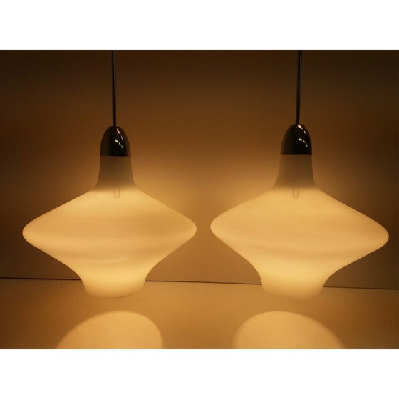 Image 1 of Paire de lustres Mid Century Napako 1960s