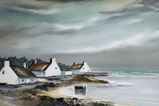 Image 1 of Lithographie Michel Martin - Bretagne côtière