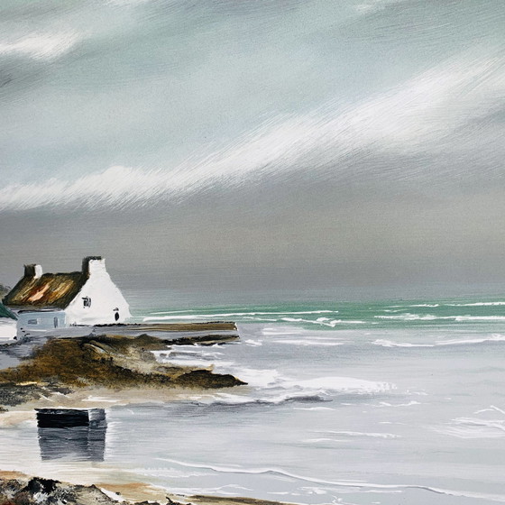 Image 1 of Lithographie Michel Martin - Bretagne côtière