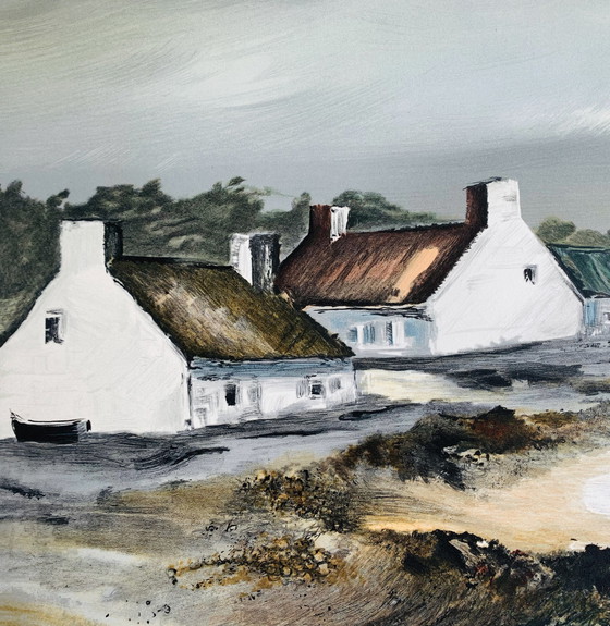 Image 1 of Lithographie Michel Martin - Bretagne côtière