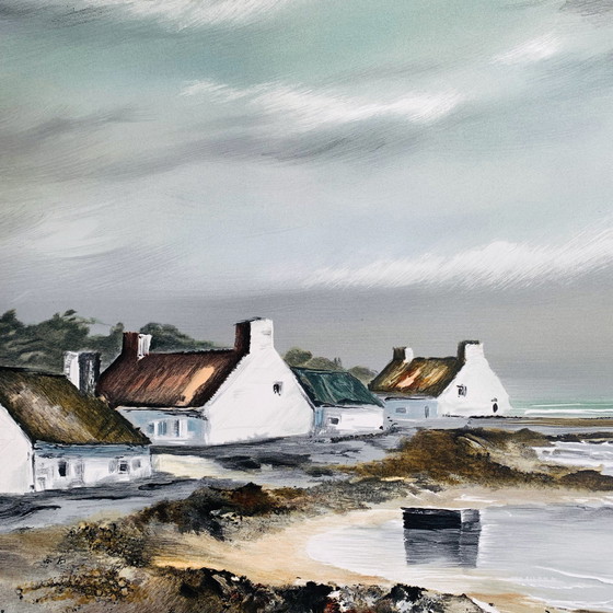 Image 1 of Lithographie Michel Martin - Bretagne côtière