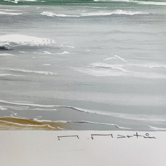 Image 1 of Lithographie Michel Martin - Bretagne côtière