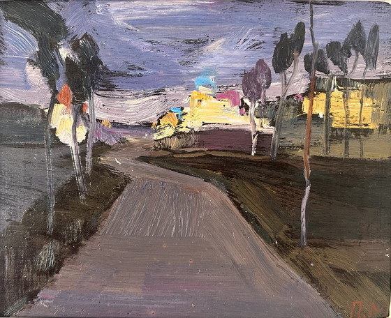 Image 1 of Deming Yu Landscape No. 5 Huile sur panneau