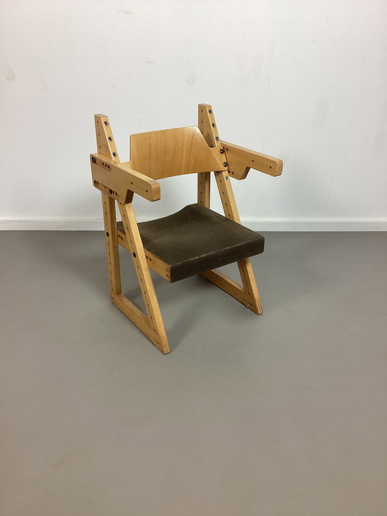 Image 1 of Rare Vintage Highchair Adjustable Architect