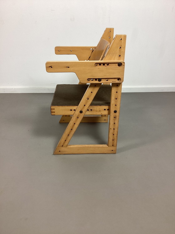 Image 1 of Rare Vintage Highchair Adjustable Architect