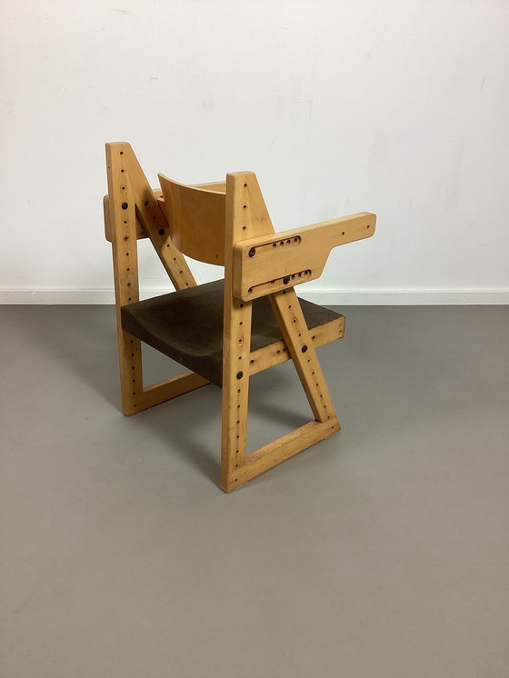 Image 1 of Rare Vintage Highchair Adjustable Architect