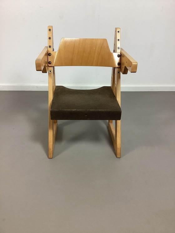 Image 1 of Rare Vintage Highchair Adjustable Architect