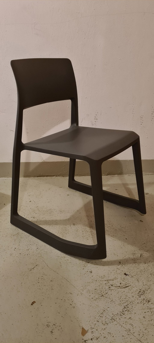 2x Vitra - Tip Ton Chair / Chaise / Extérieur - Basalt