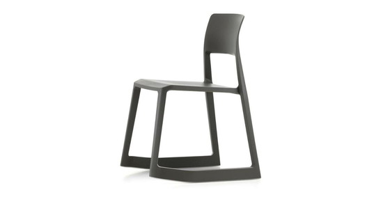 Image 1 of 2x Vitra - Tip Ton Chair / Chaise / Extérieur - Basalt