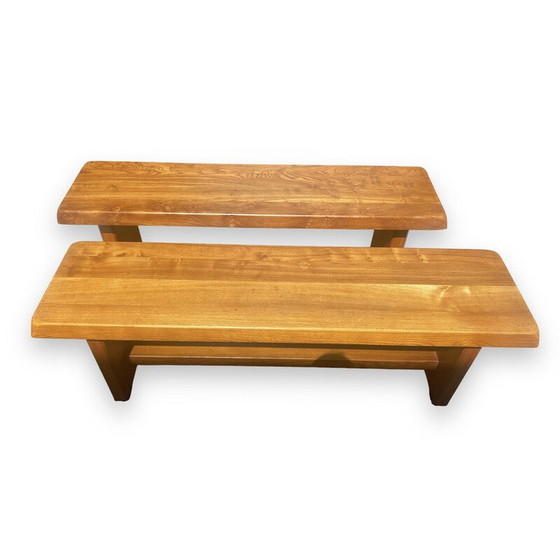 Image 1 of Ensemble de salle à manger vintage par Pierre Chapo, 1970