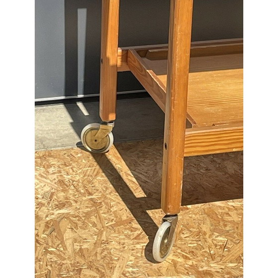 Image 1 of Chariot scandinave en sapin vintage, 1970