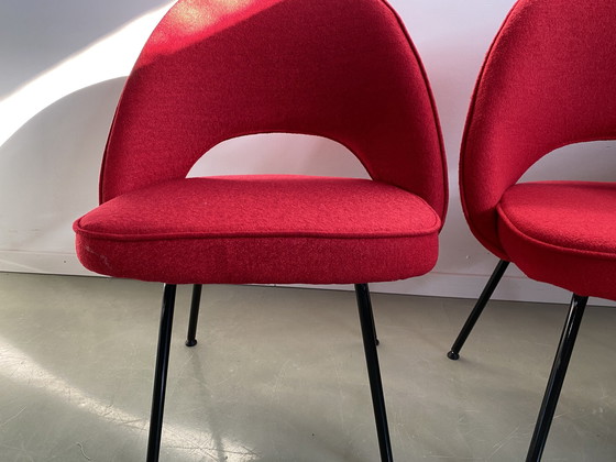 Image 1 of 2 chaises M72 rouge-noir