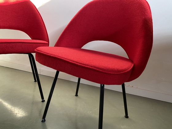 Image 1 of 2 chaises M72 rouge-noir