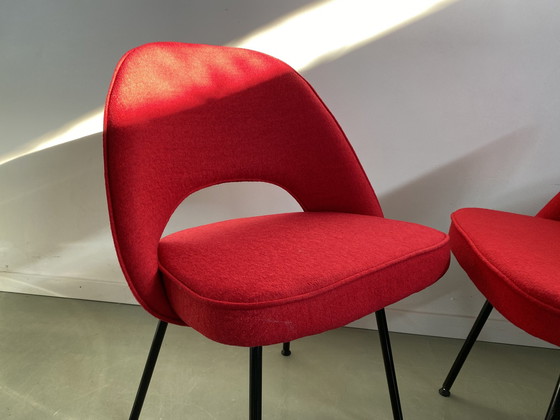 Image 1 of 2 chaises M72 rouge-noir