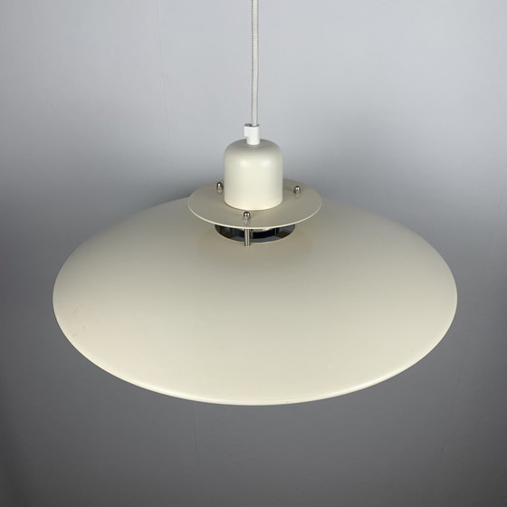 Image 1 of Grande lampe suspendue danoise Belid, modèle 75104, crème