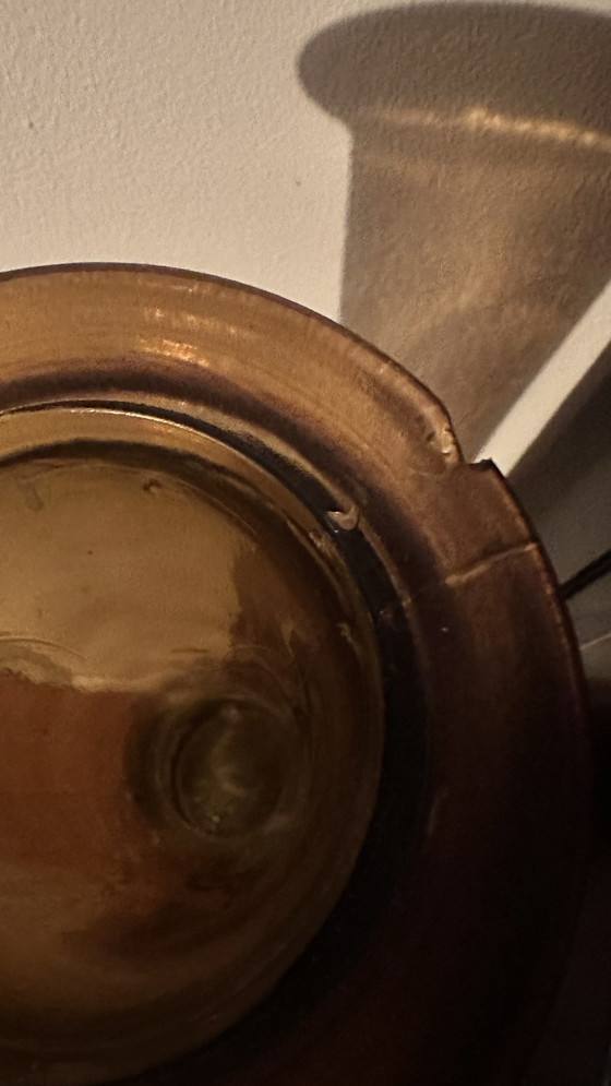 Image 1 of Très grand vase vintage en ambre