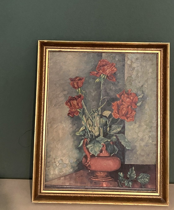 Image 1 of Nature morte grandiose Signé. "Grünewald"