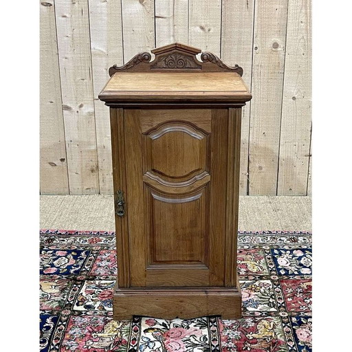 Table de chevet vintage en acajou blond, Angleterre