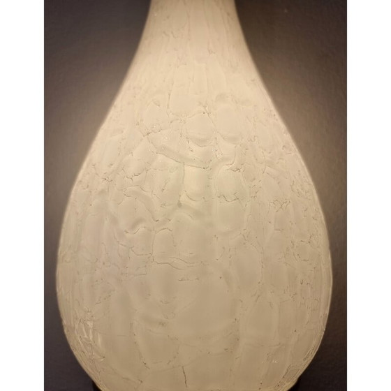 Image 1 of Paire d'appliques vintage Oeufs en verre et laiton par Jean Perzel, 1940