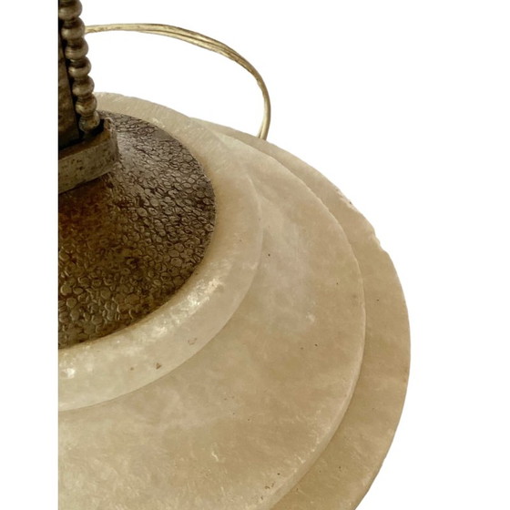 Image 1 of Lampe de table vintage Art déco par Muller Freres Luneville pour Edgar Brandt, France années 1930